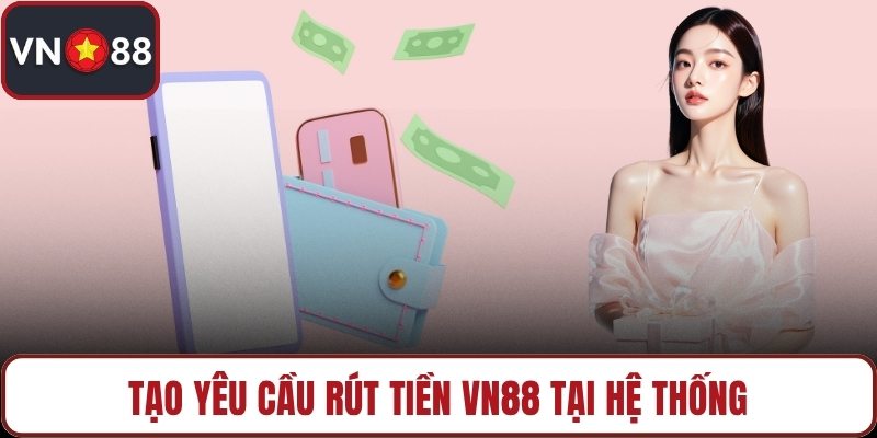 Tạo yêu cầu rút tiền VN88 tại hệ thống